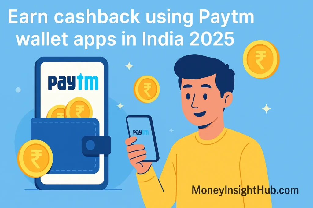 Earn cashback using Paytm wallet apps in India 2025