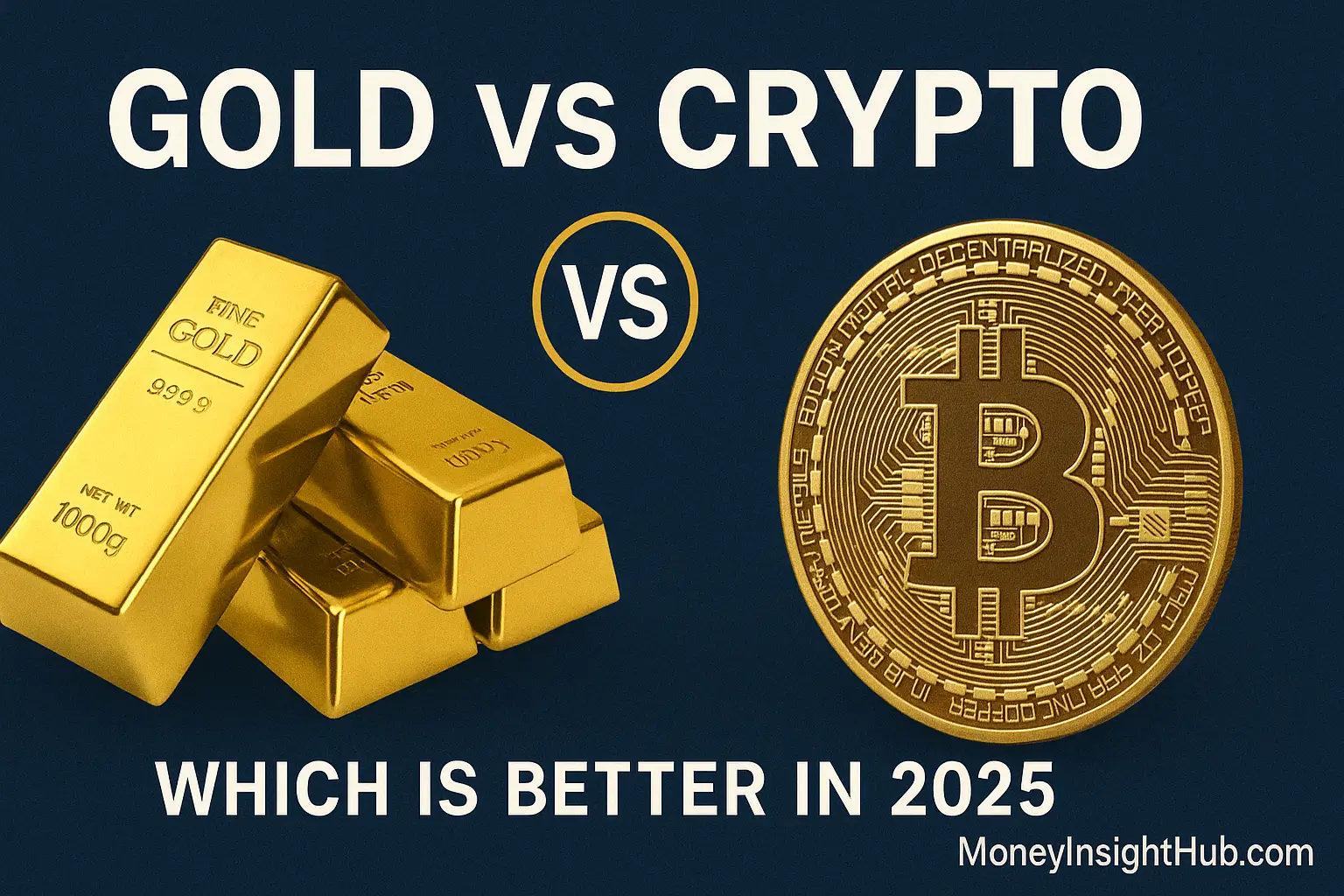 Gold vs Crypto Investment 2025