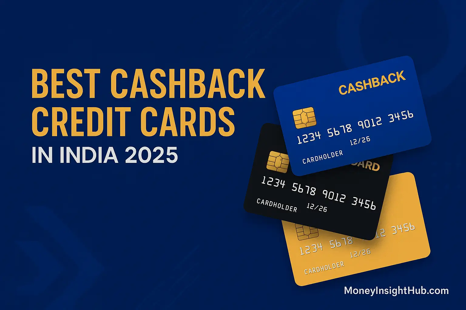 Best Cashback Credit Cards in India 2025