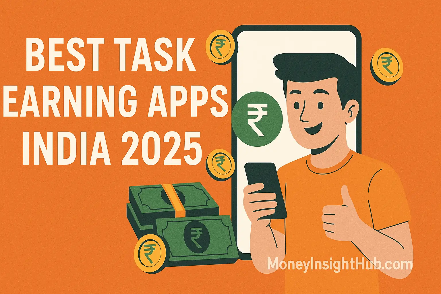 best task earning apps India 2025