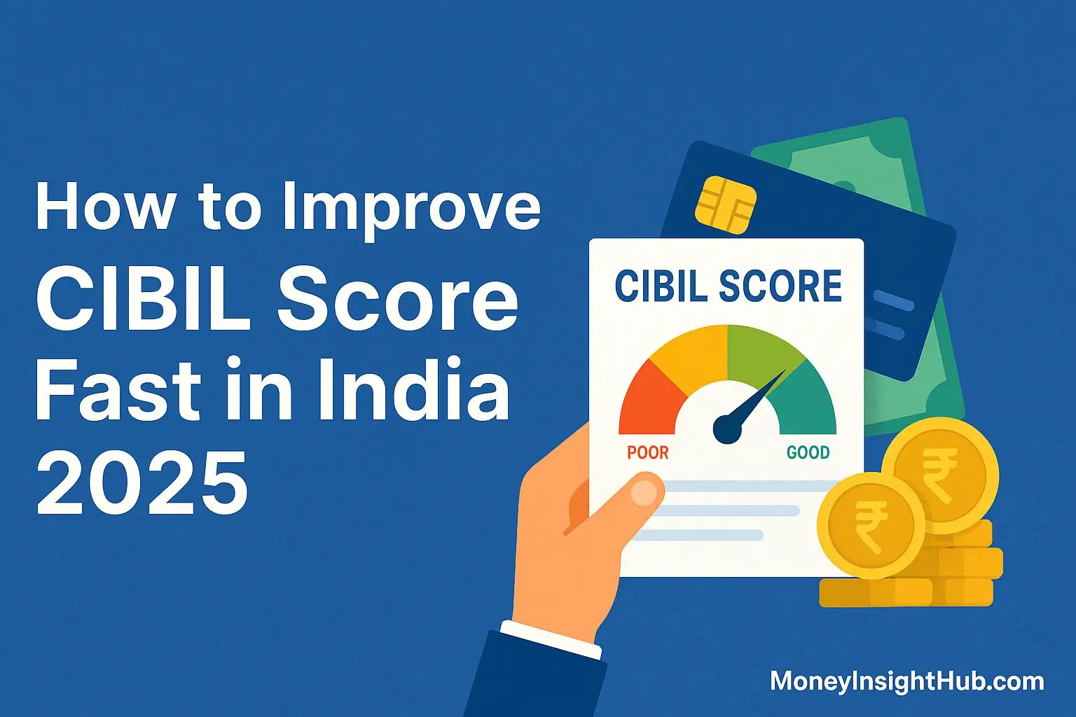 How to Improve CIBIL Score Fast in India 2025