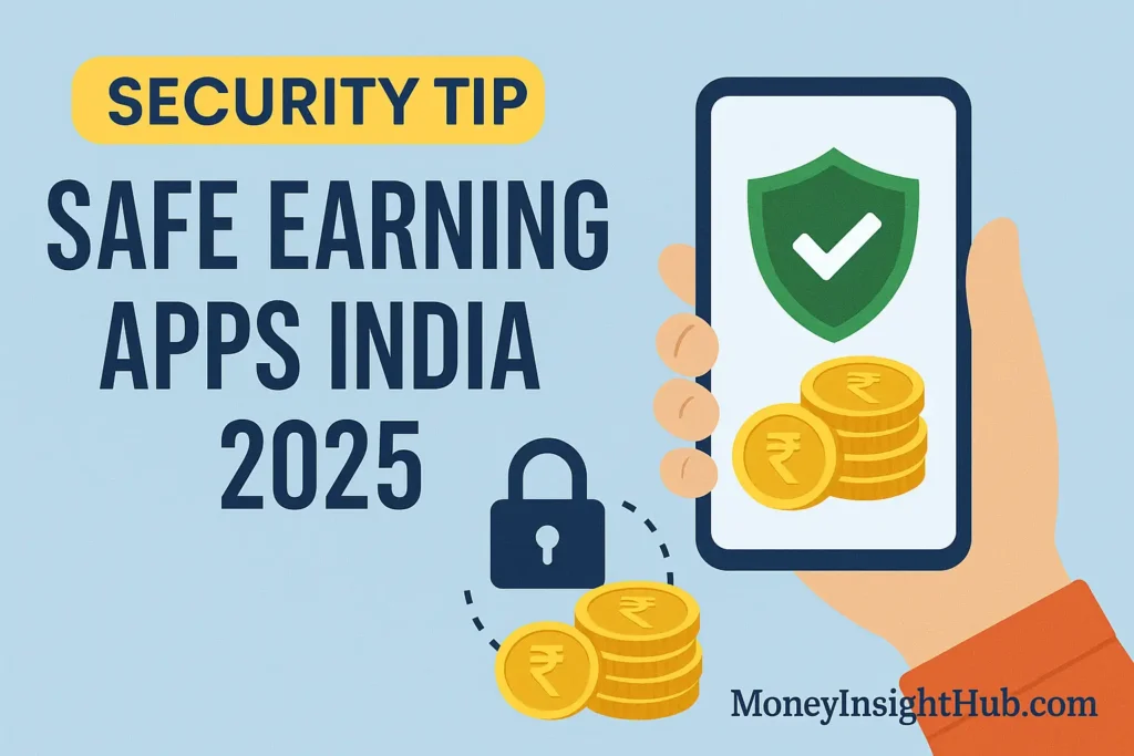 safe earning apps India 2025