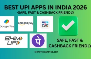 Best UPI Apps in India 2026 – Safe, Fast & Cashback Friendly Best UPI Apps in India 2026