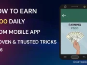 How to Earn ₹500 Daily from Mobile Apps (Proven & Trusted Tricks – 2026) How to earn ₹500 daily from mobile apps proof 2026
